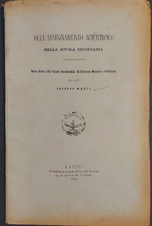 Dell'insegnamento scientifico nella scuola secondaria